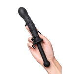 Фаллоимитатор двусторонний TOYFA POPO Pleasure, силикон, черный, 24,5 см