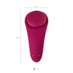 Вибромассажер Satisfyer Sexy Secret, Силикон, Красный, 8,5 см