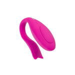 Вибратор для пар A-TOYS Dolphy, силикон, розовый, 9,6 см