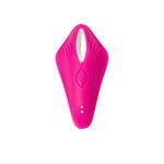 Вибратор для пар A-TOYS Cobrum, силикон, розовый, 9,6 см