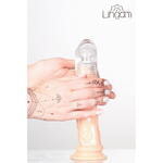 Мастурбатор нереалистичный Lingam by TOYFA  Indira, TPE, прозрачный, 14 см