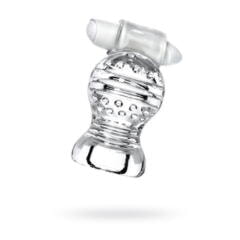 Мастурбатор нереалистичный Lingam by TOYFA  Shakti, TPE, прозрачный, 9 см