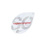 Презервативы Sagami, original 0.02, полиуретан, ультратонкие, гладкие, 18 см, 5,8 см, 1 шт.
