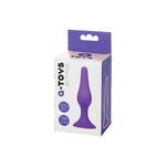 Анальная втулка A-Toys by TOYFA, силикон, фиолетовая, 10,2 см