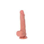 Реалистичный фаллоимитатор REAL Dual Layer, dual silicone, 15х3,8 см.