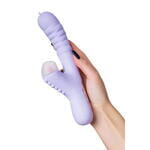 Вибратор с функцией Up&Down JOS SPINNY, силикон, фиолетовый, 23 см