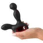 Вибромассажер простаты с нагревом и ротацией Silicone Prostate Plug