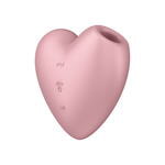 Cutie Heart pink двухсторонний вакуум-волновой вибростимулятор, розовый