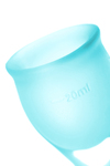 Менструальная чаша Satisfyer Feel Confident, 2 шт в наборе, силикон, синий