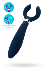 Многофункциональный стимулятор для пар Satisfyer Endless Fun, силикон, синий, 23,5 см.
